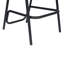 Tabouret de bar commercial intérieur / extérieur en rotin avec cadre en aluminium-1507467772