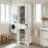70.8" Freestanding Bathroom Vanity, Modern Elegant Design, 4 Doors & 1 Drawer, Space-Saving Storage with Adjustable Shelves