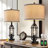 Jacolbi 3 Way Dimmable Touch Control Table Lamp with Dual USB Ports