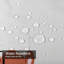 Rideau de douche bleu imperméable, rideaux de douche pour la salle de bain avec 12 crochets-131287859