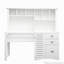 Bureau d'ordinateur à domicile avec huche-409040379