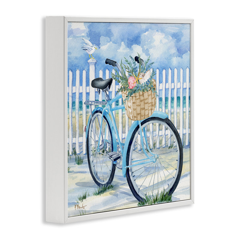  «Rosemary Beach», estampe numérique à bicyclette par Paul Brent, H 17 po x l 17 po