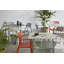 Toledo Round Metal Base Dining Table-48831154