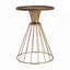 Table d'appoint en pin rétro Hollow Edge
