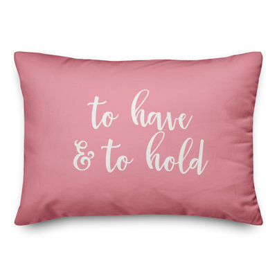  Coussin «To Have And To Hold»