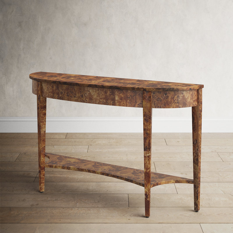 Kal 54" Console Table, Honey Burl