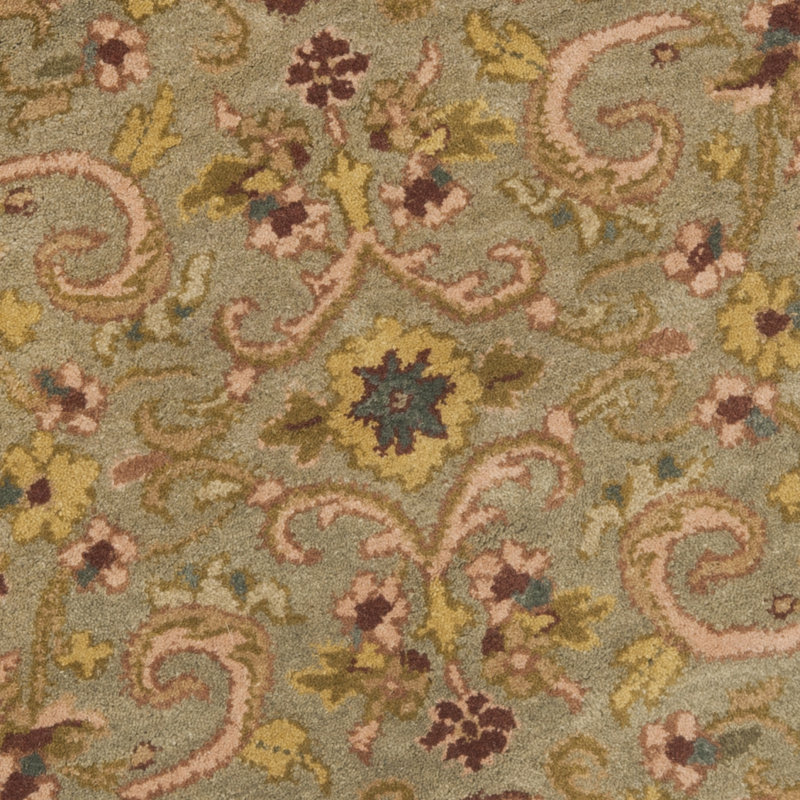 Cranmore Hand Tufted Wool/Cotton/Latex Oriental Rug in Gold/Gray, Rectangle 2' x 3'