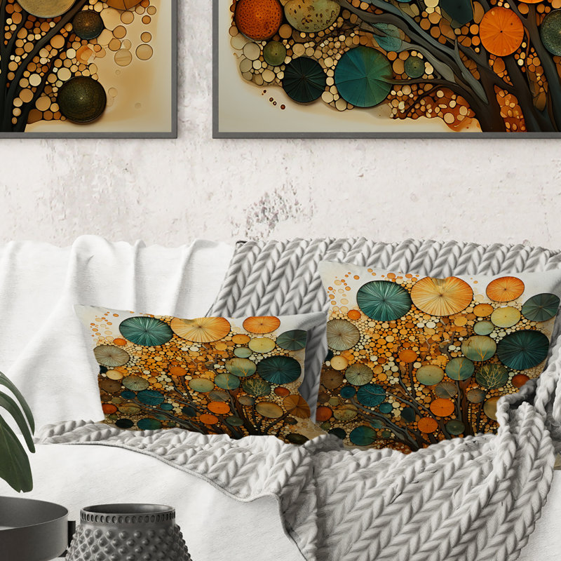 Coussin Hardedge Art Earthy Euphony