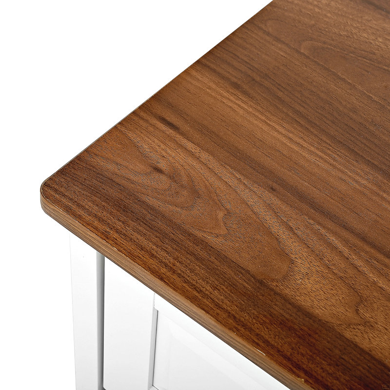 Commode pour chambre à coucher, commode 6 tiroirs avec tiroir large et poignées en métal, commodes en bois et commodes