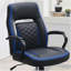 Chaise de bureau en similicuir noir-282148406