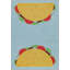 Tapis bleu Kehr Taco Novelty-78586385