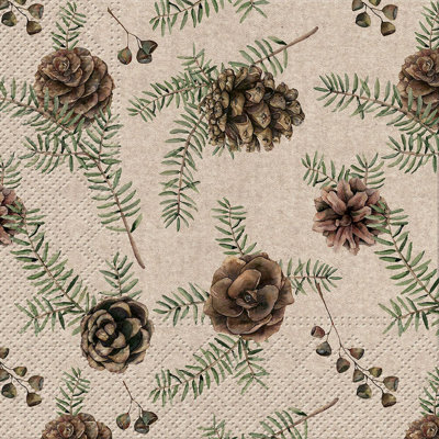 Disposable Paper Christmas Napkins