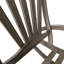 Chaise berçante en bois gris avec fonction et repose-pieds extensible-1051054713