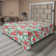 Ambesonne, drap plat floral pivoines, art botanique printanier