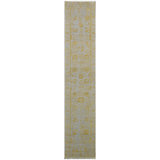 One-of-a-Kind Runner 2'6" x 12' Area Rug in Silver/Gold
