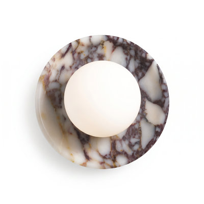 7.87" Modern Marble Wall Sconce