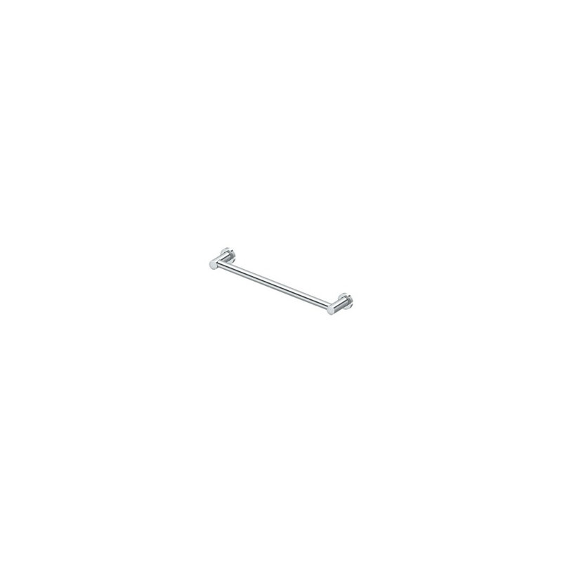 Deltana BBN2002/18-26 18" Center To Center Nobe Series Towel Bar Single Chrome, Chrome