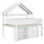 Lit mezzanine avec armoire de rangement spacieuse Dreamy-33876830