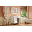 Meuble-lavabo de 36 po avec lavabo supérieur, armoire de rangement moderne avec miroir, 2 tiroirs et un tiroir basculant, armoire-miroir avec 6 tablettes ouvertes, meuble-lavabo simple-118592870