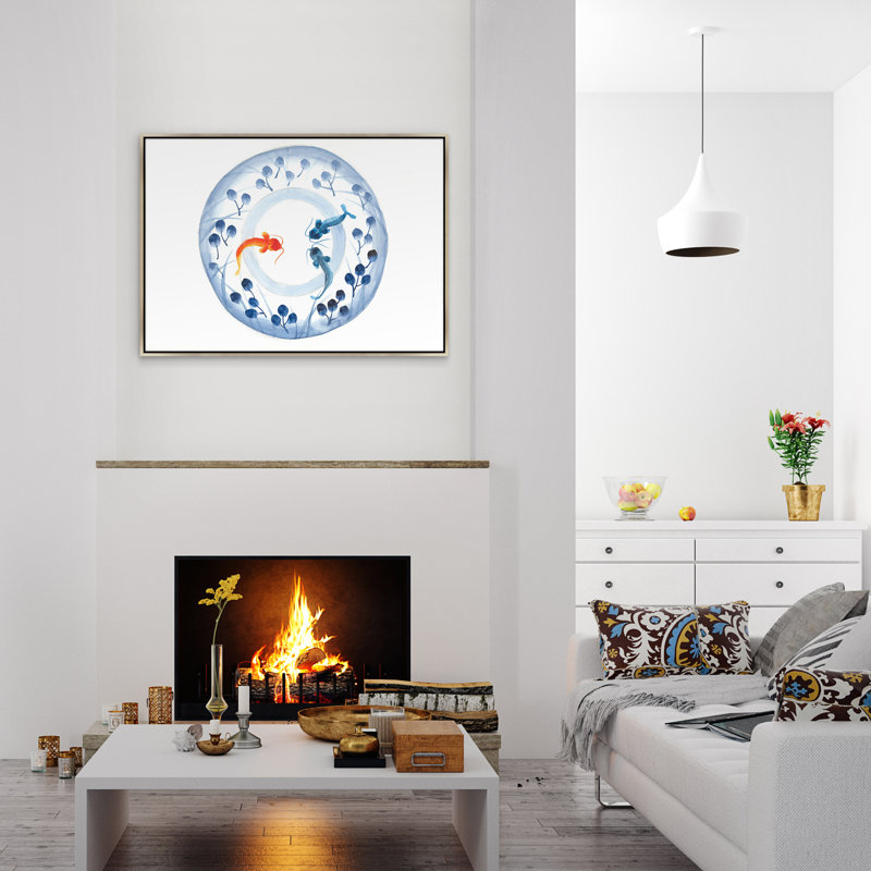 Visions IV Print by Helen Parker, 25.5" H x 33.5" W x 1.5" D, Image Brush Gel