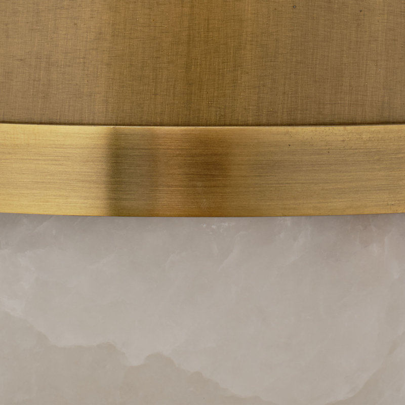 Remedy Alabaster 2-Light Wall Sconce
