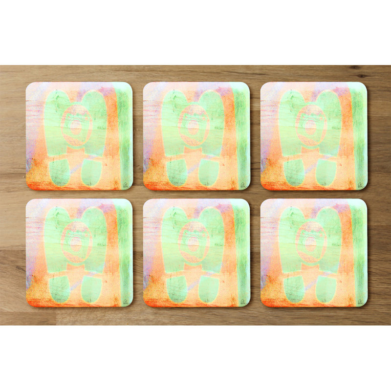 Square 6 Piece Coaster Set