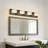 4-Light Dimmable LED Vanity Light Fixtures over Mirror with 3 Color Temperatures （3000K/4000K/5500K)