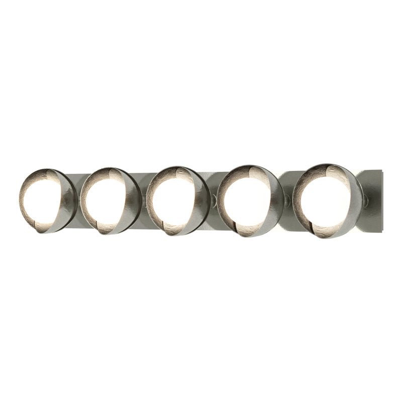 Brooklyn 5 - Light Dimmable Bath Bar, Sterling, Sterling