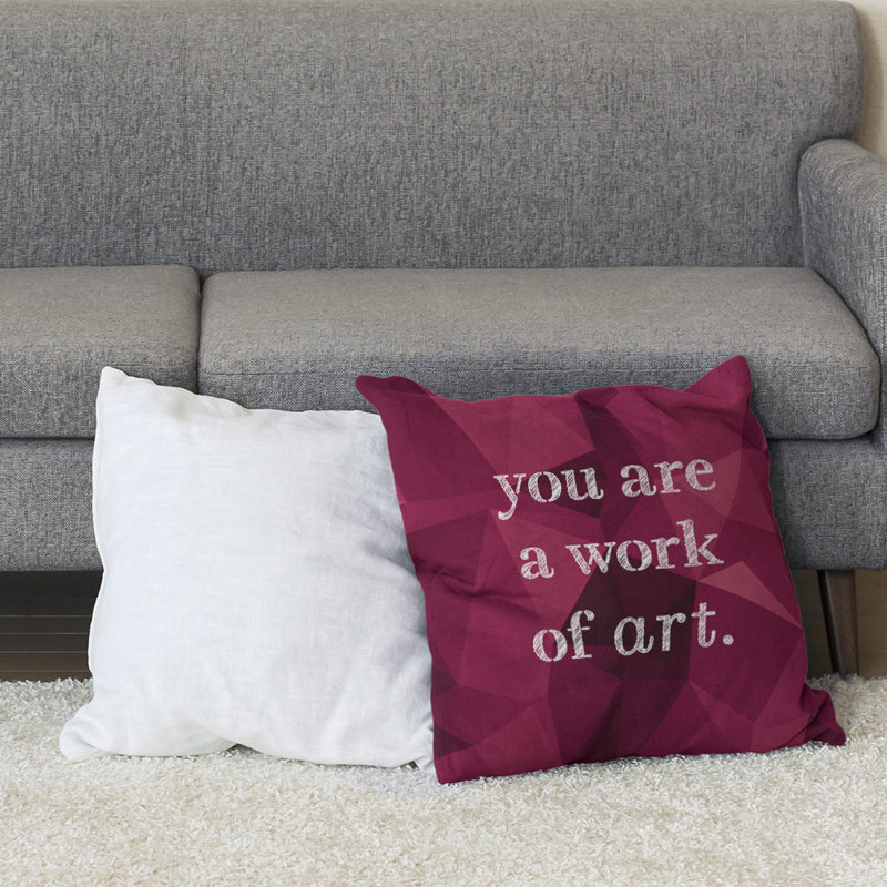 Coussin de sol de travail de pierres précieuses, Spinelle, 40 po x 40 po
