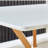 Metal Base Dining Table