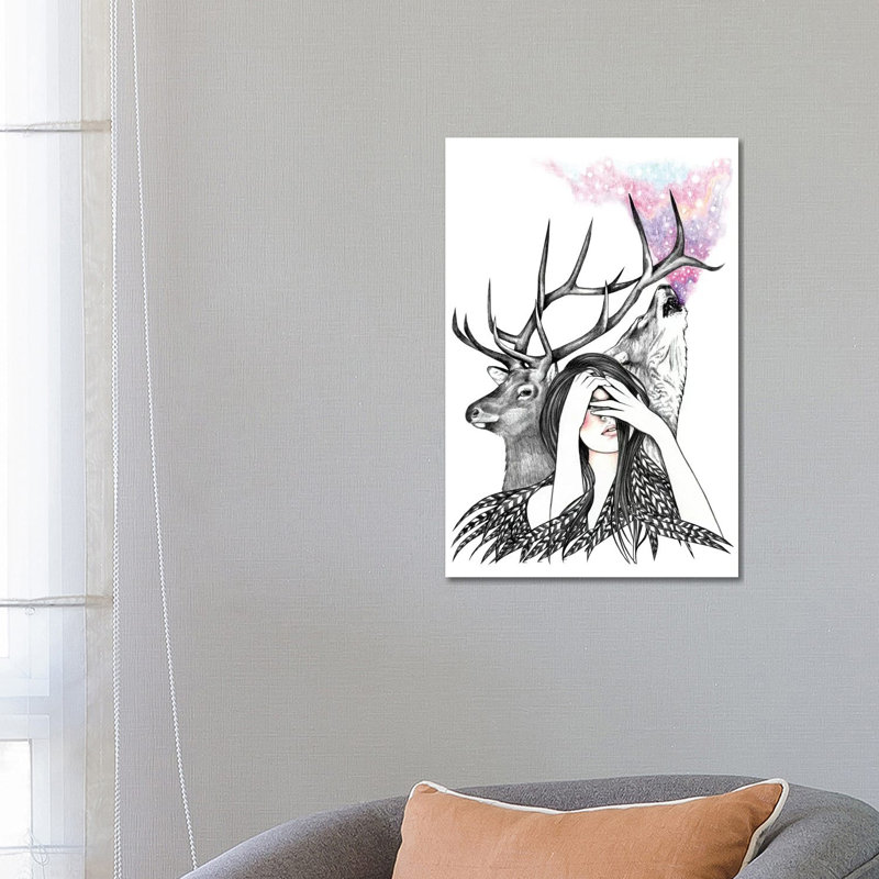 Starlight by Andrea Hrnjak - No Frame Gallery-Wrapped Canvas Giclée on Canvas, 66.04 cm H x 45.72 cm W