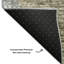 Tapis brun Cerrito lavable à la machine de qualité supérieure-105939661