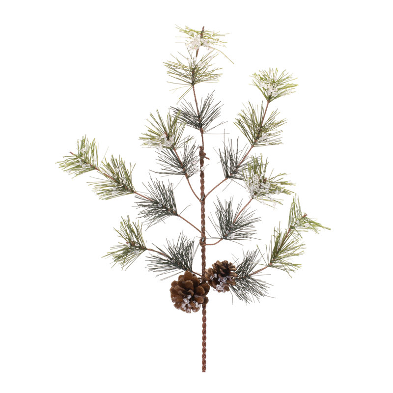 Arrangement, Green/Brown, 27" H x 4" W x 11.5" D