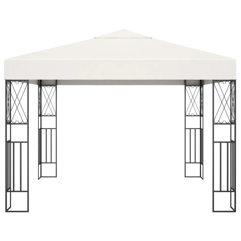 Bethsabee 3m x 3m Steel Patio Gazebo, Cream