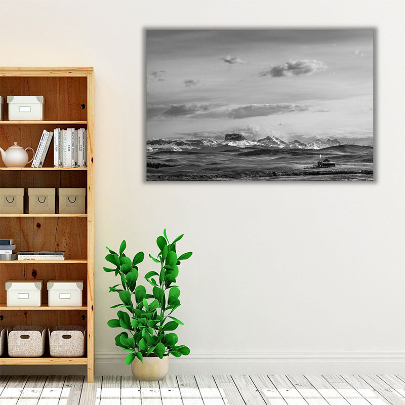 Mountain Cabin II - reproduction d'art sur toile, H 20 po x l 30 po