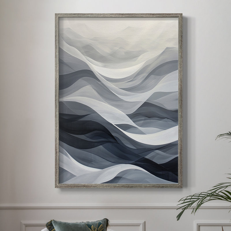 ABSTRACT Series CDLXVI, reproduction encadrée - bois massif, H 30 po x l 24 po