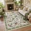 Tapis de couloir fleuri à motif de chat mignon, antidérapant, lavable, doux, à poils courts-311620674-311620675
