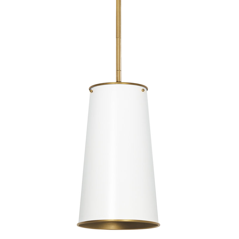 Hattie Pendant, White