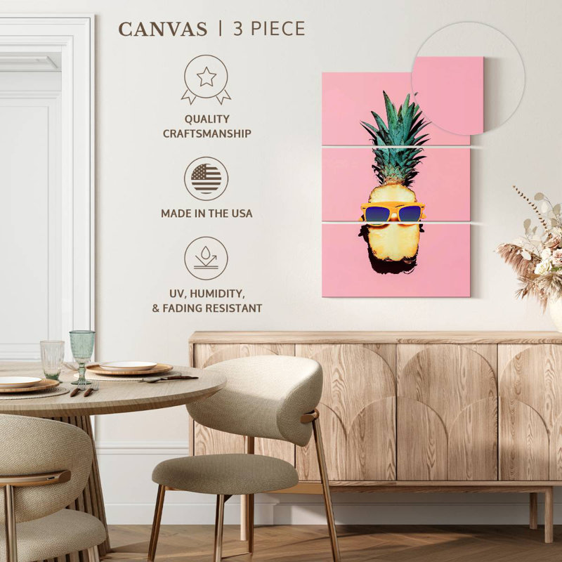 Yarlin Pineapple Fashion, 57" H x 36" W