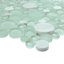 10.5" x 10.5" Bubble Art Random Marble Look Mosaic Wall Tile-1855641247