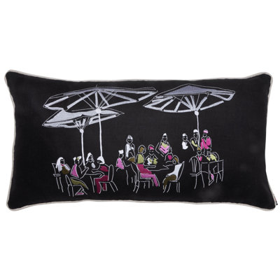 Mazzola Beige Rectangular Cushion