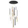 Santana 18 - Light Dimmable LED Round / Oval Chandelier