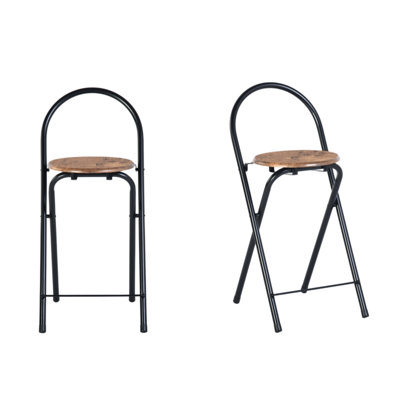 Aisah Counter Stool with Metal Frame