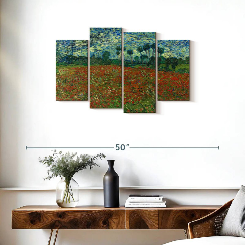 Champ de coquelicots Alvord 1890, H 22 po x l 36 po