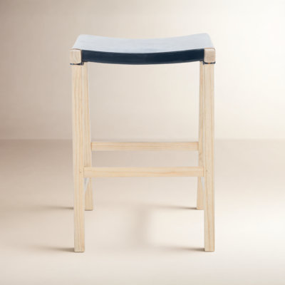 Kellan Genuine Leather Bar and Counter Stool