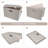 Large 17" 36 Quart Collapsible Stackable Storage Bins With Lids-1840199031