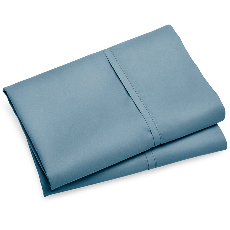 Light Gray Cotton Hypoallergenic Standard Pillowcases Set of 4