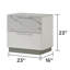 Table de chevet Witham - blanc