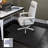Standard Lip Chair Mat with Beveled Edge for Firm Surfaces
