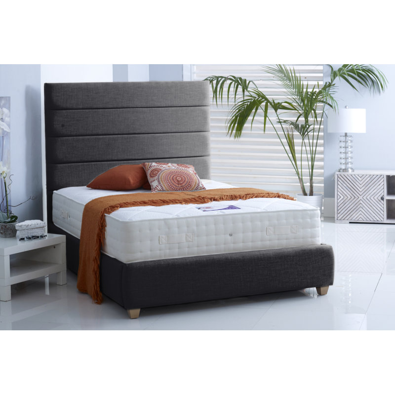 Upholstered Bed, Super King (6'), Midnight Blue